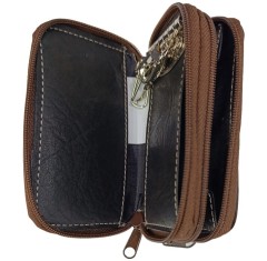 Δερμάτινη Κλειδοθήκη Καφέ με 6 Γάντζους