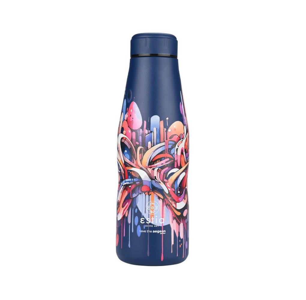 Θερμός Estia Travel Flask 500ml Vibrant Vortex