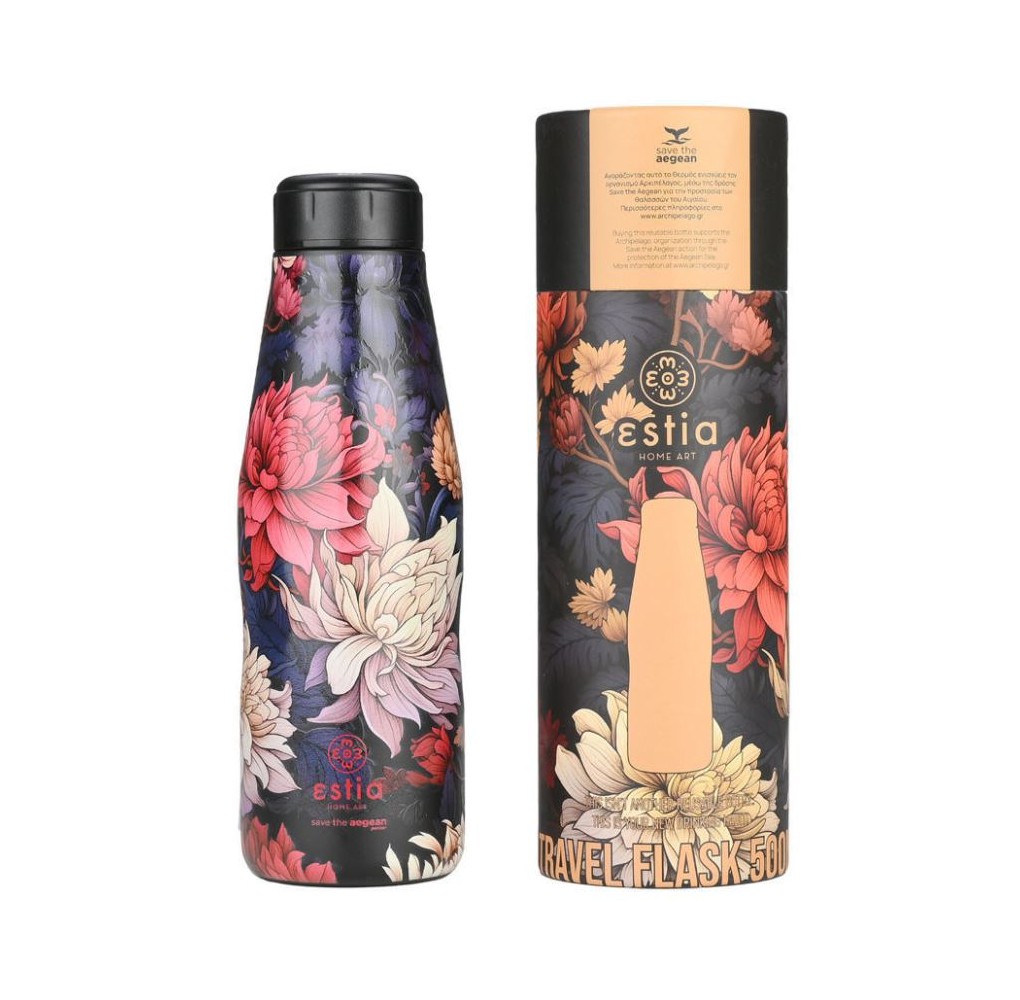 Θερμός Estia Travel Flask 500ml Midnight Blossom