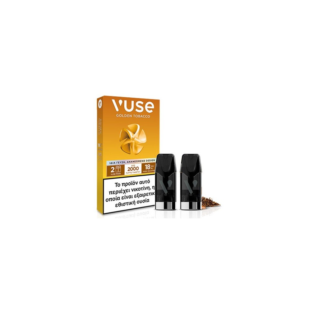 Vuse 2 Pods Golden Tobacco 18mg