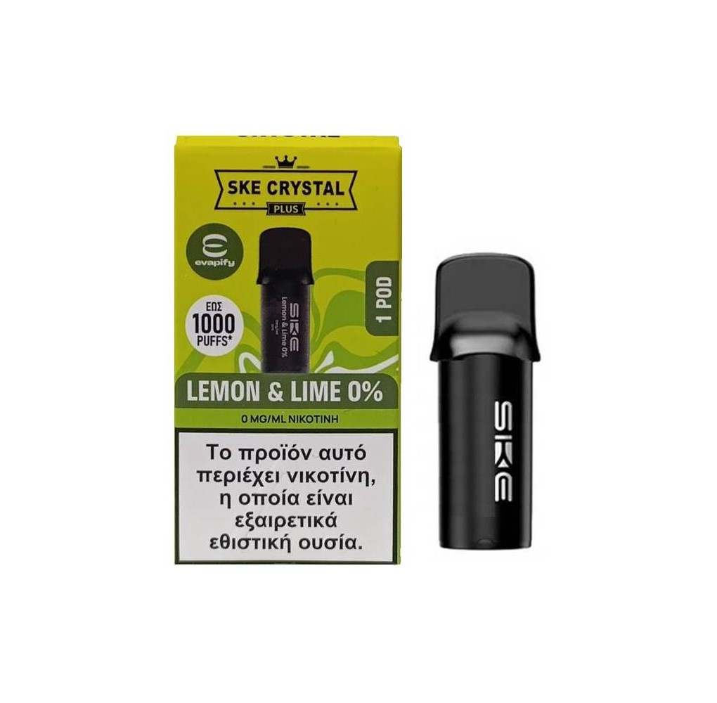 Crystal Plus Pod Lemon Lime 0%
