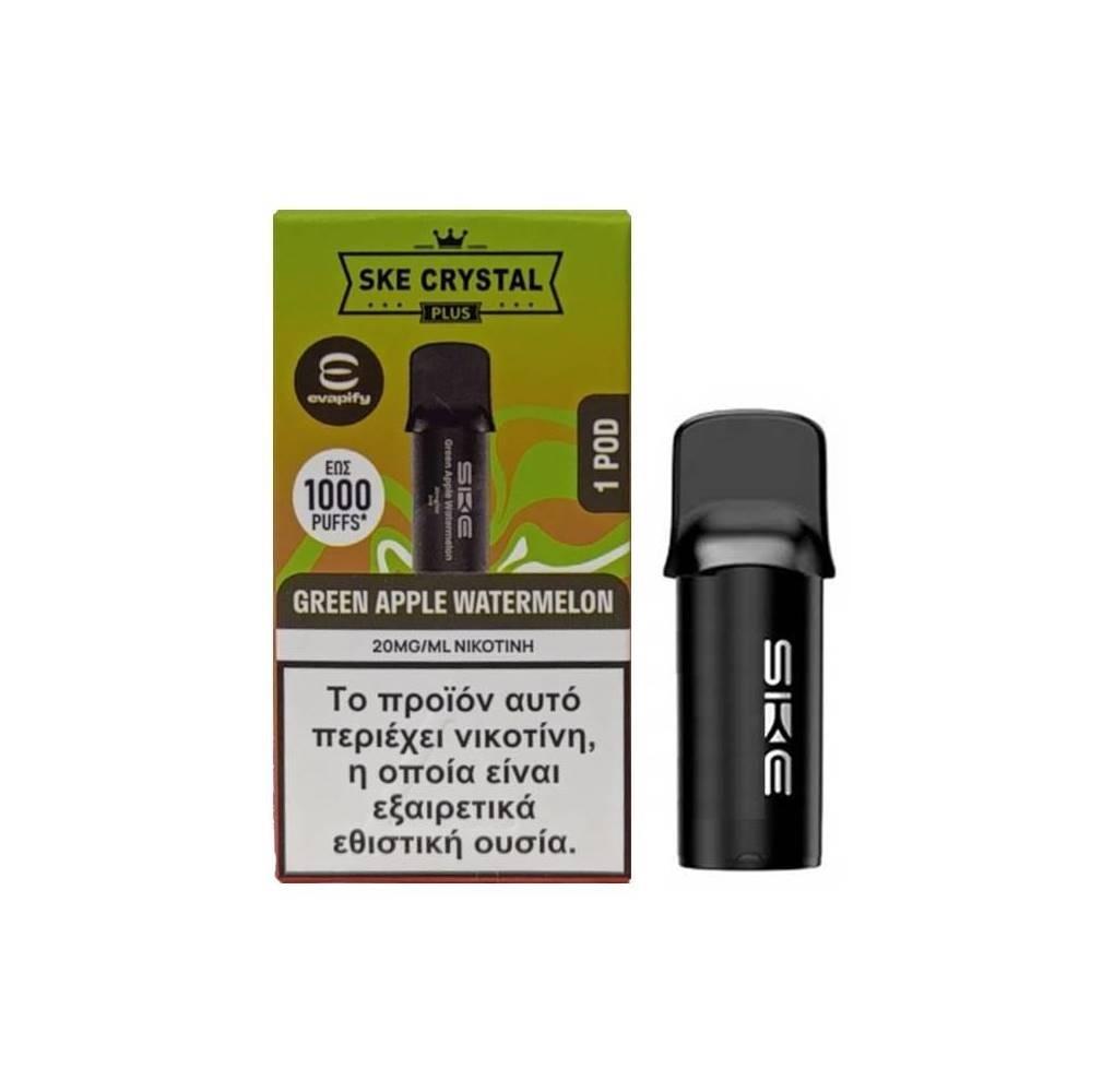 Crystal Plus Pod Green Apple Watermelon