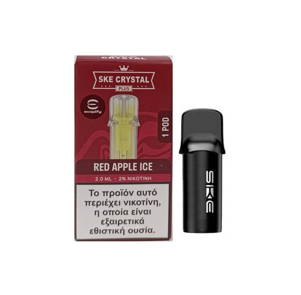 Crystal Plus Pod Red Apple Ice