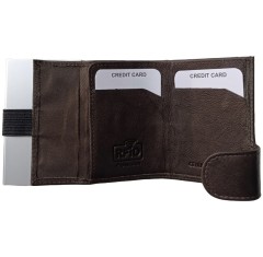 Δερμάτινη Καρτοθήκη Marvel 793706 Καφέ Σκούρο