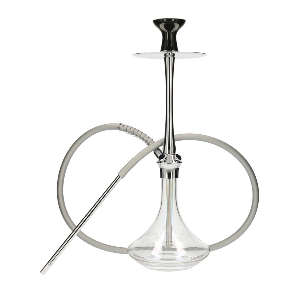 Ναργιλές El-Badia C7 V2 Silver Chrome 59cm