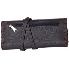 Καπνοσακούλα Δερματίνη Tfar Φάκελος Δετός Καφέ Σκούρο