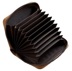 Ανδρικό Δερμάτινο Πορτοφόλι Καρτοθήκη Bull Captain KB-05 Καφέ Ανοικτό