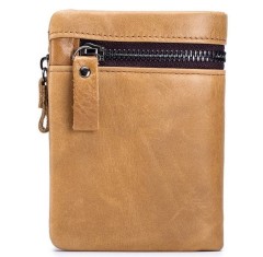 Ανδρικό Δερμάτινο Πορτοφόλι Bull Captain QB-03 Καφέ Ανοικτό