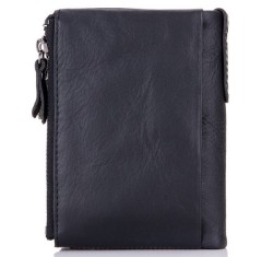 Ανδρικό Δερμάτινο Πορτοφόλι Bull Captain QB-06 Μαύρο