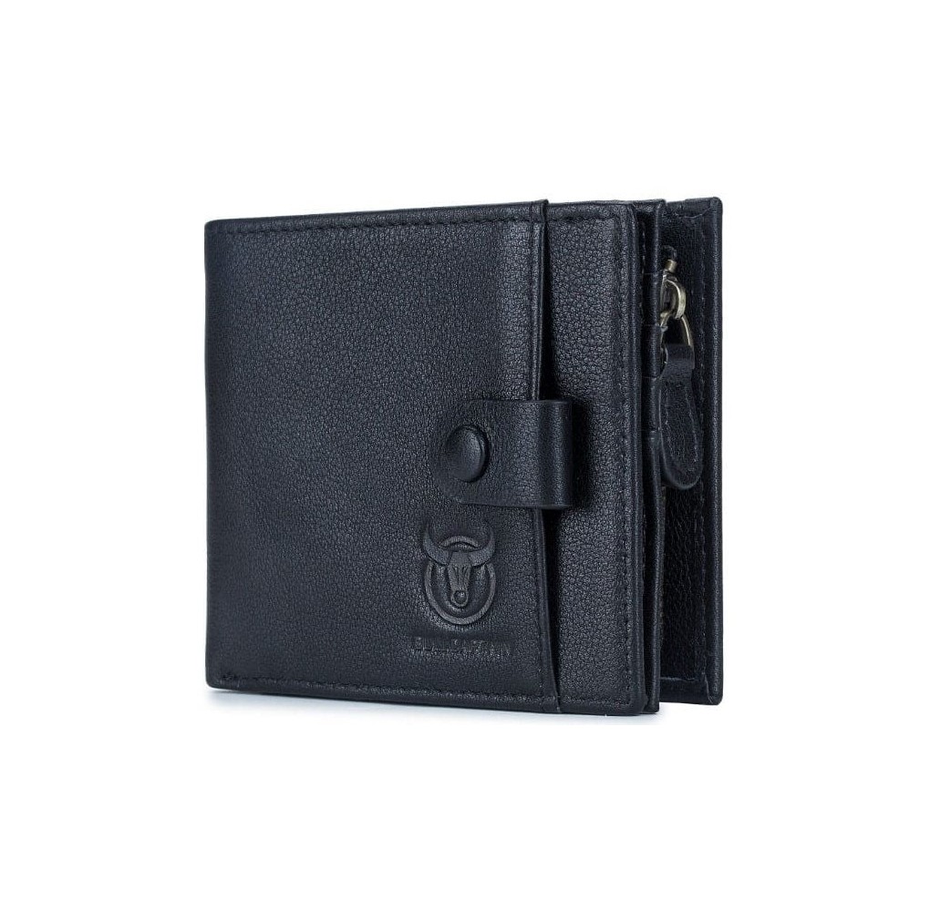 Ανδρικό Δερμάτινο Πορτοφόλι Bull Captain QB-H 038 Μαύρο