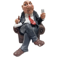 Χιουμοριστική Φιγούρα Ανδρας σε Πολυθρόνα 11cm
