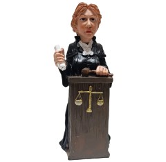 Χιουμοριστική Φιγούρα Γυναίκα Δικαστής 15cm