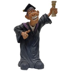 Χιουμοριστική Φιγούρα Απόφοιτος Πανεπιστημίου 15cm