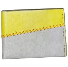 Paprcuts Tyvec Wallet Grey-Yellow