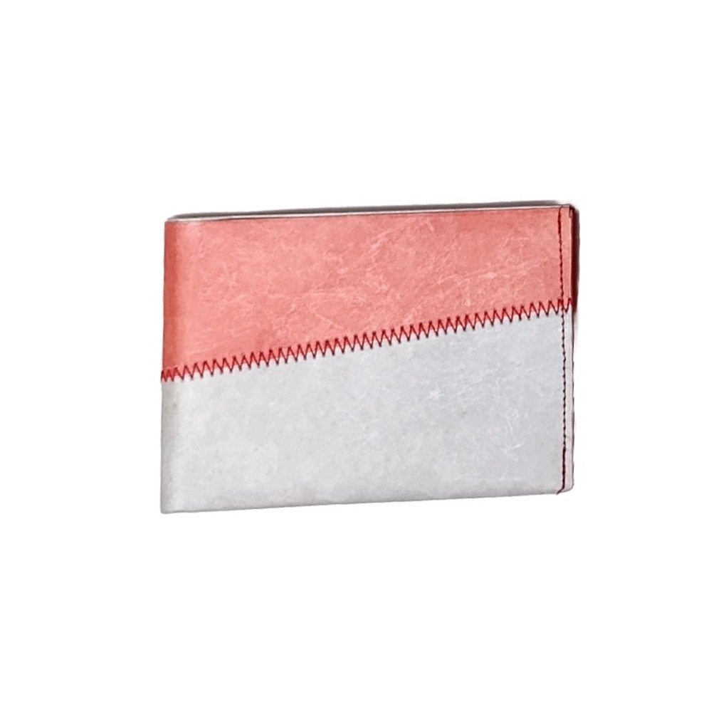 Paprcuts Tyvec Wallet Grey-Red