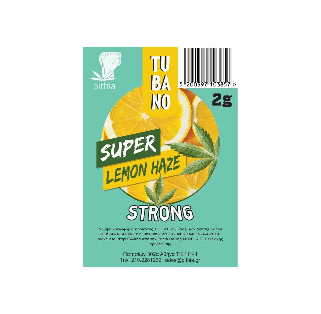 Pithia Tubano Strong CBD 2gr Super Lemon Haze